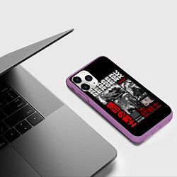 Чехол iPhone 11 Pro матовый Берсерк Kentarou Miura, цвет: 3D-фиолетовый — фото 2