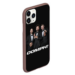 Чехол iPhone 11 Pro матовый Oomph band, цвет: 3D-коричневый — фото 2
