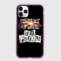 Чехол iPhone 11 Pro матовый Sex Pistols - punks not dead