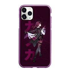 Чехол iPhone 11 Pro матовый Кафка Honkai, цвет: 3D-фиолетовый