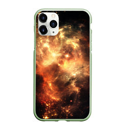 Чехол iPhone 11 Pro матовый Рождение галактики от Midjourney