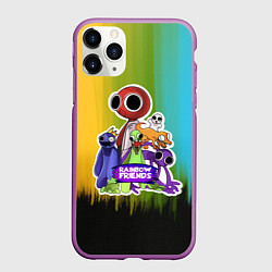 Чехол iPhone 11 Pro матовый Компания радужных друзей