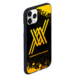 Чехол iPhone 11 Pro матовый Darling in the FranXX - gold gradient, цвет: 3D-черный — фото 2