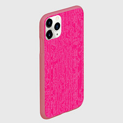 Чехол iPhone 11 Pro матовый Очень розовый, цвет: 3D-малиновый — фото 2