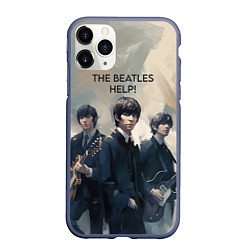 Чехол iPhone 11 Pro матовый The Beatles - Help