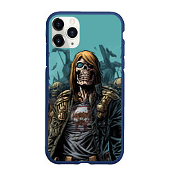 Чехол iPhone 11 Pro матовый Iron Maiden Fallen Angel