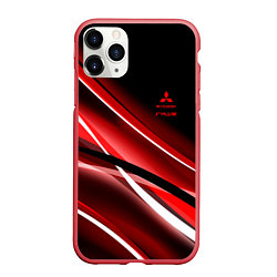 Чехол iPhone 11 Pro матовый Mitsubishi emblem Митсубиши