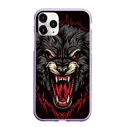 Чехол iPhone 11 Pro матовый Wolf fantasy