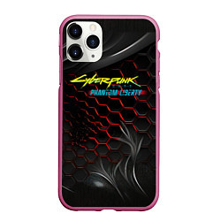 Чехол iPhone 11 Pro матовый Cyberpunk 2077 phantom liberty