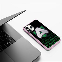 Чехол iPhone 11 Pro матовый Alliance art, цвет: 3D-розовый — фото 2