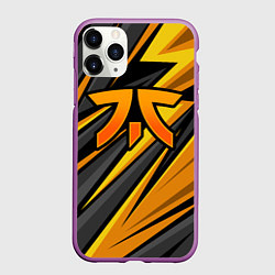 Чехол iPhone 11 Pro матовый Fnatic - киберспорт желтый