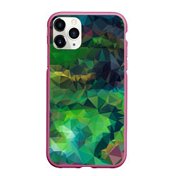 Чехол iPhone 11 Pro матовый Green style