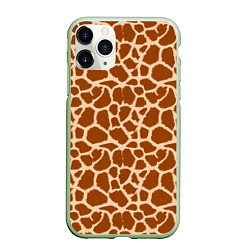 Чехол iPhone 11 Pro матовый Шкура Жирафа - Giraffe
