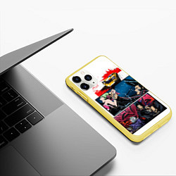 Чехол iPhone 11 Pro матовый Аниме Red Line, цвет: 3D-желтый — фото 2