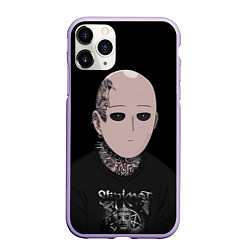 Чехол iPhone 11 Pro матовый Saitama - Slipknot, цвет: 3D-светло-сиреневый