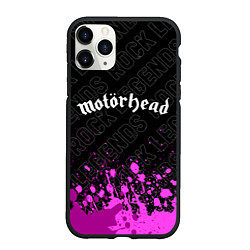 Чехол iPhone 11 Pro матовый Motorhead rock legends: символ сверху