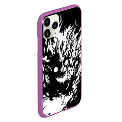 Чехол iPhone 11 Pro матовый Dead inside sf, цвет: 3D-фиолетовый — фото 2