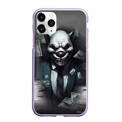 Чехол iPhone 11 Pro матовый Payday 3 wolf, цвет: 3D-светло-сиреневый