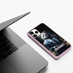 Чехол iPhone 11 Pro матовый Payday3 bear, цвет: 3D-розовый — фото 2