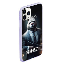 Чехол iPhone 11 Pro матовый Payday3 bear, цвет: 3D-светло-сиреневый — фото 2