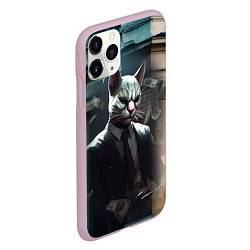 Чехол iPhone 11 Pro матовый Payday 3 cat bank, цвет: 3D-розовый — фото 2