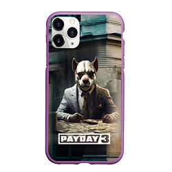 Чехол iPhone 11 Pro матовый Payday 3 dog