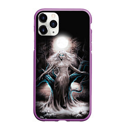 Чехол iPhone 11 Pro матовый Наваждение славянский призрак, цвет: 3D-фиолетовый