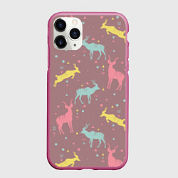 Чехол iPhone 11 Pro матовый Газели