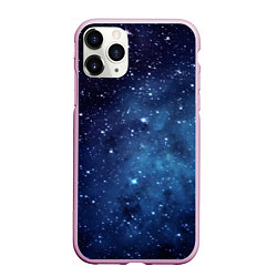 Чехол iPhone 11 Pro матовый Звездное небо - нейросеть, цвет: 3D-розовый
