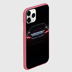 Чехол iPhone 11 Pro матовый BMW - red eyes, цвет: 3D-малиновый — фото 2