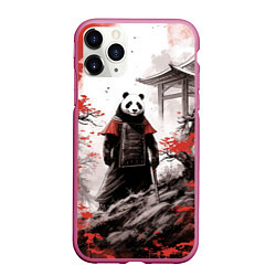 Чехол iPhone 11 Pro матовый Panda samurai