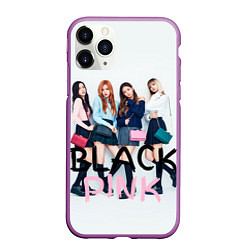 Чехол iPhone 11 Pro матовый Blackpink girls