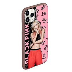 Чехол iPhone 11 Pro матовый Blackpink - Lalisa, цвет: 3D-коричневый — фото 2