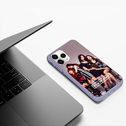 Чехол iPhone 11 Pro матовый Blackpink kpop, цвет: 3D-светло-сиреневый — фото 2