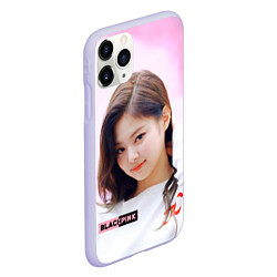 Чехол iPhone 11 Pro матовый Jennie solo, цвет: 3D-светло-сиреневый — фото 2