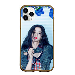 Чехол iPhone 11 Pro матовый Blackpink Jisoo, цвет: 3D-коричневый