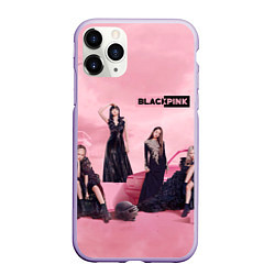 Чехол iPhone 11 Pro матовый Blackpink poster, цвет: 3D-светло-сиреневый