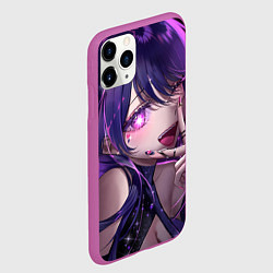 Чехол iPhone 11 Pro матовый Oshi no ko - ай хошино, цвет: 3D-фиолетовый — фото 2