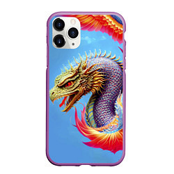 Чехол iPhone 11 Pro матовый Dragon - irezumi - tattoo - Japan