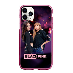 Чехол iPhone 11 Pro матовый Blackpink purple