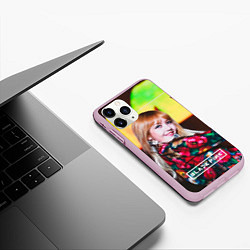 Чехол iPhone 11 Pro матовый Lisa Blackpink, цвет: 3D-розовый — фото 2