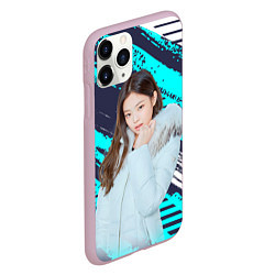 Чехол iPhone 11 Pro матовый Blackpink winter style, цвет: 3D-розовый — фото 2