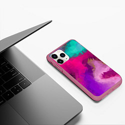 Чехол iPhone 11 Pro матовый Pinky spirit, цвет: 3D-малиновый — фото 2