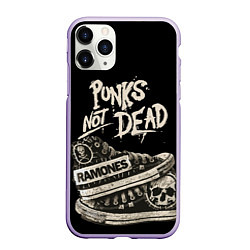 Чехол iPhone 11 Pro матовый Punk Shoes, цвет: 3D-светло-сиреневый