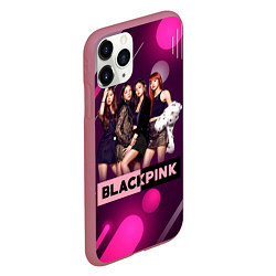Чехол iPhone 11 Pro матовый Kpop Blackpink, цвет: 3D-малиновый — фото 2