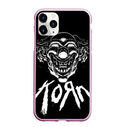 Чехол iPhone 11 Pro матовый KoЯn - clown face