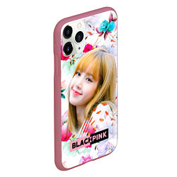 Чехол iPhone 11 Pro матовый Blackpink Lisa, цвет: 3D-малиновый — фото 2