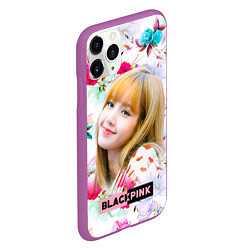 Чехол iPhone 11 Pro матовый Blackpink Lisa, цвет: 3D-фиолетовый — фото 2