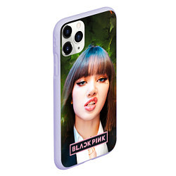 Чехол iPhone 11 Pro матовый Blackpink Lisa, цвет: 3D-светло-сиреневый — фото 2