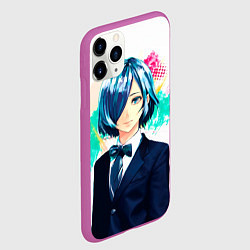 Чехол iPhone 11 Pro матовый Touka Kirishima, цвет: 3D-фиолетовый — фото 2